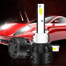 2 PCS Auto Car H1 24W 2200LM 6000K Pure White High-power Lamp Beads LED Headlight Bulbs Conversion Kit, DC 9-36V