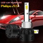 2 PCS Auto Car H1 24W 2200LM 6000K Pure White High-power Lamp Beads LED Headlight Bulbs Conversion Kit, DC 9-36V