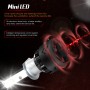 2 PCS Auto Car H1 24W 2200LM 6000K Pure White High-power Lamp Beads LED Headlight Bulbs Conversion Kit, DC 9-36V