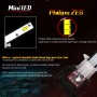 2 PCS Auto Car H1 24W 2200LM 6000K Pure White High-power Lamp Beads LED Headlight Bulbs Conversion Kit, DC 9-36V