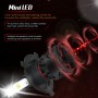 2 PCS Auto Car H4/9003/HB2 24W 2200LM 6000K Pure White High-power Lamp Beads LED Headlight Bulbs Conversion Kit, DC 9-36V