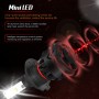 2 PCS Auto Car H7 24W 2200LM 6000K Pure White High-power Lamp Beads LED Headlight Bulbs Conversion Kit, DC 9-36V