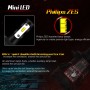 2 PCS Auto Car H7 24W 2200LM 6000K Pure White High-power Lamp Beads LED Headlight Bulbs Conversion Kit, DC 9-36V