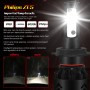 2 PCS Auto Car H7 24W 2200LM 6000K Pure White High-power Lamp Beads LED Headlight Bulbs Conversion Kit, DC 9-36V