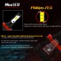 2 PCS Auto Car H8/H9/H11 24W 2200LM 6000K Pure White High-power Lamp Beads LED Headlight Bulbs Conversion Kit, DC 9-36V