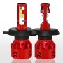 2 PCS Auto Car H4/9003/HB2 25W 2500LM 6000K Pure White CREE-XHP50 LED Headlight Bulbs Conversion Kit, DC 9-36V