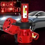 2 PCS Auto Car H4/9003/HB2 25W 2500LM 6000K Pure White CREE-XHP50 LED Headlight Bulbs Conversion Kit, DC 9-36V