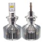 2 PCS D2 45W High Power MZ 4500LM 6000K White Light Car LED Head Lamp with Driver, DC 11-30V