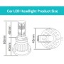 2 PCS H8/H9/H11-5HL-40W 4000lm / 6000K Car LED Headlight, White Light, DC 9-36V