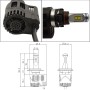 2 ПК ZY-H16 (5202) JGDP6-55W High Power LED MZ 5200LM 6000K White Light Lad Lame с водителем, DC 11-30V