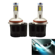 2 PCS ZY-9004/9007JGDP6-55W High Power Led MZ 5200LM 6000K White Light Car LED Head Lamp with Driver, DC 11-30V