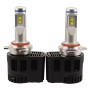 2 ПК ZY-9012JGDP6-55W HIGH POWER LED MZ 5200LM 6000K Светодиодная лампа с белым светом с водителем, DC 11-30V