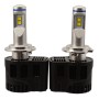 2 PCS ZY-H7JGDP6-55W High Power Lamp MZ 5200LM 6000K White Light Car LED Head Lamp with Driver, DC 11-30V