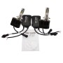 2 PCS ZY-H7JGDP6-55W High Power Lamp MZ 5200LM 6000K White Light Car LED Head Lamp with Driver, DC 11-30V