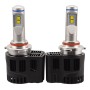 2 PCS ZY-HB3/H10JGDP6-55W High Power Led MZ 5200LM 6000K White Light Car LED Head Lamp with Driver, DC 11-30V