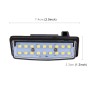 2 PCS LED License Plate Light 18-SMD Bulbs Lamps for Nissan/Teana 03 / Tada 03-08 /Sylphy 2008 /Sunny 2001-2006, 2W 120LM, 6000K, DC12V(White Light)
