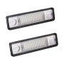 2 PCS DC 12V 2W 120LM 6000K LED License Plate Light 18-SMD Bulbs Lamps for Astra F 91-98, G Estate(F69) 98-05, Opel Corsa B 93-00, Omega A 86-94