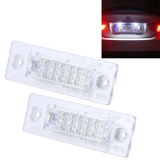 2 PCS License Plate Light with 24 SMD-3528 Lamps for Volkswagen