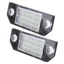 2 PCS License Plate Light with 24  SMD-3528 Lamps for Ford Focus, 2W 120LM, 6000K, DC12V(White Light)
