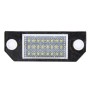 2 PCS License Plate Light with 24  SMD-3528 Lamps for Ford Focus, 2W 120LM, 6000K, DC12V(White Light)