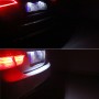 2 PCS LED License Plate Light with 18  SMD-3528 Lamps for Hyundai, 2W 120LM, 6000K, DC12V(White Light)