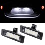 2 PCS DC 12V 3W 150LM 6000K LED License Plate Light 18LEDs SMD-3528 Bulbs Lamps for Ford Mustang 2010-2014