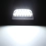 2 ПК, DC 12V 3W 150LM 6000K Светодиодный номерной знак Light Light Lightslip 18leds SMD-4014 лампочки для Chevrolet