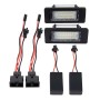 2 PCS 2W 120 LM Car License Plate Light with 24 SMD-3528 Lamps for Audi, Volkswagen, DC 12V