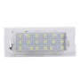 2 PCS License Plate Light with 18  SMD-3528 Lamps for BMW E53(X5), 2W 120LM, 6000K, DC12V (White Light)