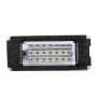 2 PCS License Plate Light with 18  SMD-3528 Lamps for BMW MINI R56, 2W 120LM, 6000K, DC12V (White Light)