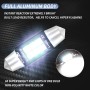 2 ПК 39 мм DC12V-24V 3W 6000K 660LM 6LEDS SMD-3030.