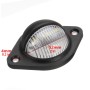 2pcs Car 3LED Round License Plate Light