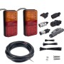 2 PCS Trailer / Truck D-тип длиной полоски 10Leds Hail Light Set