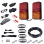 2 PCS Trailer / Truck G-type Long Strip 10LEDs Tail Light Set