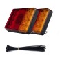 2 ПК-трейлер / грузовик F-типа квадратная форма 8LEDS Tail Light Set