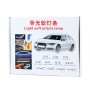 2 PCS 12V 30cm Car Daytime Running Lights Soft Article Lamp(Yellow Light + Blue Light)