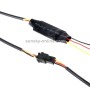 2 PCS 12V Car Daytime Running Lights Soft Article Lamp, Red + Yellow Light, Length: 85cm