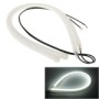 2 PCS 12V Car Daytime Running Lights Soft Article Lamp, White Light, Length: 45cm