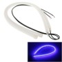 2 PCS 12V Car Daytime Running Lights Soft Article Lamp, Blue Light, Length: 85cm