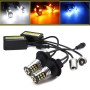 2 PCS 1156 / BAU15S DC 9-24V 4W Car Auto Triple Colors Turn Lights / Daytime Running Lights, with 30LEDs SMD-3030 Lamp Beads