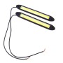 2 PCS DC 12V 10W 1000LM 6000K Car DRL Daytime Running Lights Lamp(White Light + Yellow Light)