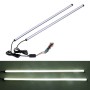 60cm 12W 3014-SMD LED 720LM Car Bulb Turn Signal Auto Reverse Lamp Daytime Running Light Source (White Light+Yellow Light)