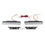 2 PCS DC 12V 5W 350LM 6000K 18 SMD-5630-LEDs Circular Car DRL&Turn Light(White Light + Yellow Light), Cable Length: 1m