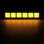 2 PCS DC 12V 7.4W Square Shape LED Daytime Running Lights Lamp COB LEDs (Yellow Light)