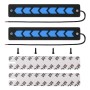 2 PCS DC 12V 7.4W Arrow Shape LED Daytime Running Lights Lamp COB LEDs (Blue Light)