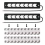 2 PCS DC 12V 7.4W Arrow Shape LED Daytime Running Lights Lamp COB LEDs (White Light)