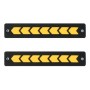 2 PCS DC 12V 7.4W Arrow Shape LED Daytime Running Lights Lamp COB LEDs (Yellow Light)