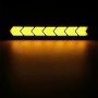 2 PCS DC 12V 7.4W Arrow Shape LED Daytime Running Lights Lamp COB LEDs (Yellow Light)