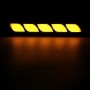 2 PCS DC 12V 7.4W Diamond Shape LED Daytime Running Lights Lamp COB LEDs (Yellow Light)