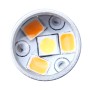 1157 7W 850 LM 6000K White + Yellow Light Day Running Light Turn Signal Light Brake Light with 21 SMD-2835-LED Lamps and 7 SMD-3030-LED Lamps. DC 12V